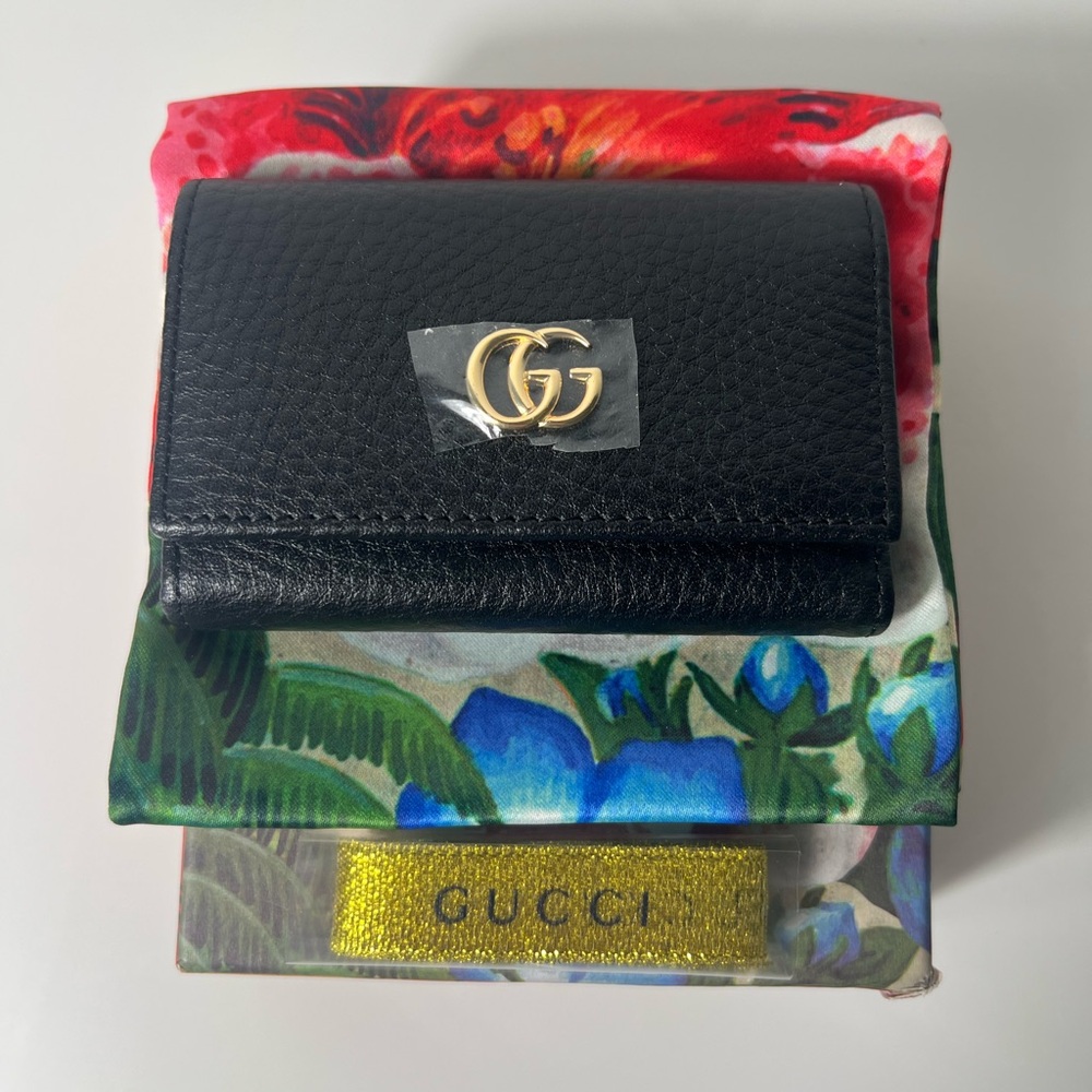 Gucci GG Logo Marmont Leather Key Case Holder Wallet - Picture 4 of 14